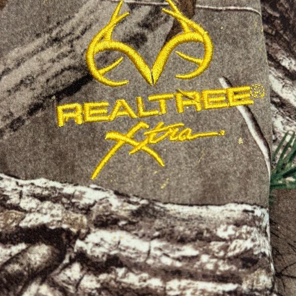 RealTree Scent Factor Mens XXL Camo Full Zip Fleece Lined Jacket - Picture 6 of 11